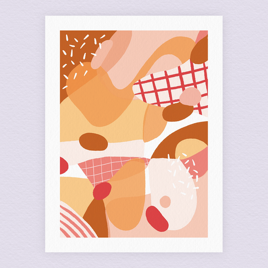 Ice cream fraise (A4 ou 30x40) * Affiche à l'unité