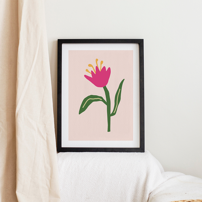 Tulipe (A4 ou 30x40) * Affiche à l'unité