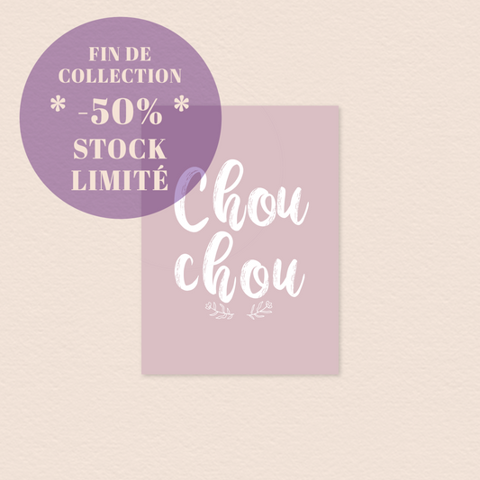 Chouchou (A6) * Lot de 5 cartes