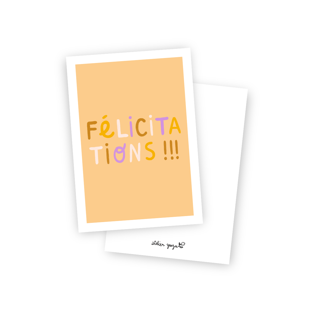 Félicitations (A6) * Lot de 10 cartes