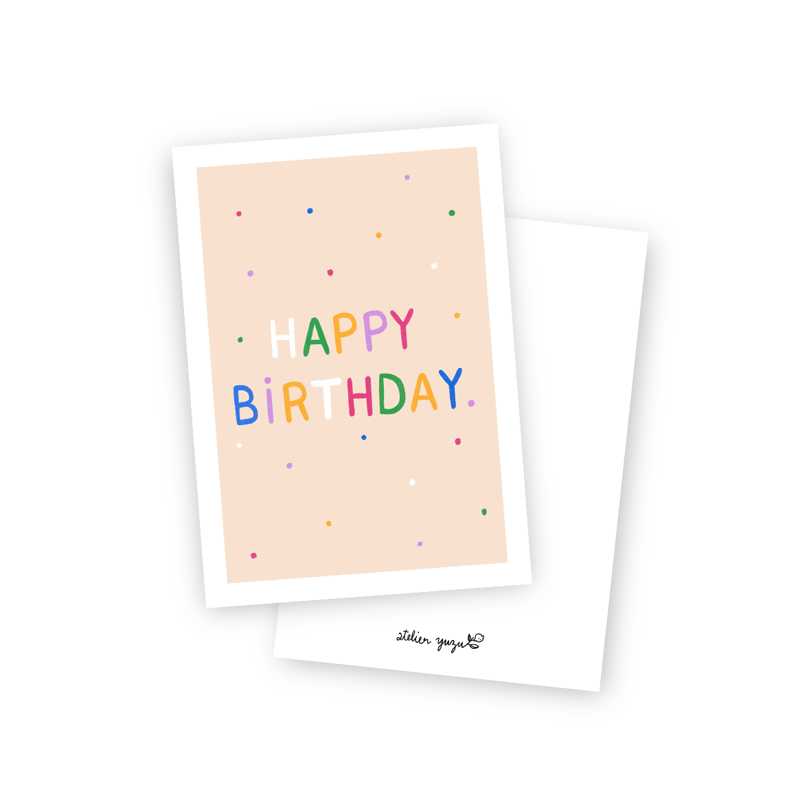 Anniversaire (A6) * Lot de 10 cartes