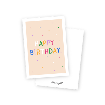 Anniversaire (A6) * Lot de 10 cartes