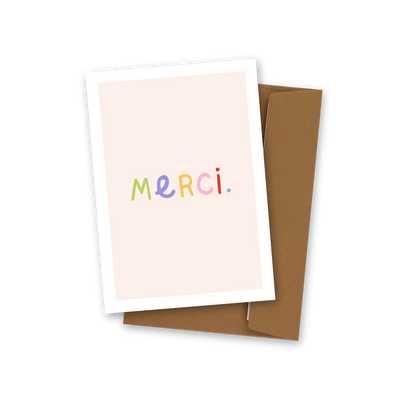 Merci (A6) * Lot de 10 cartes