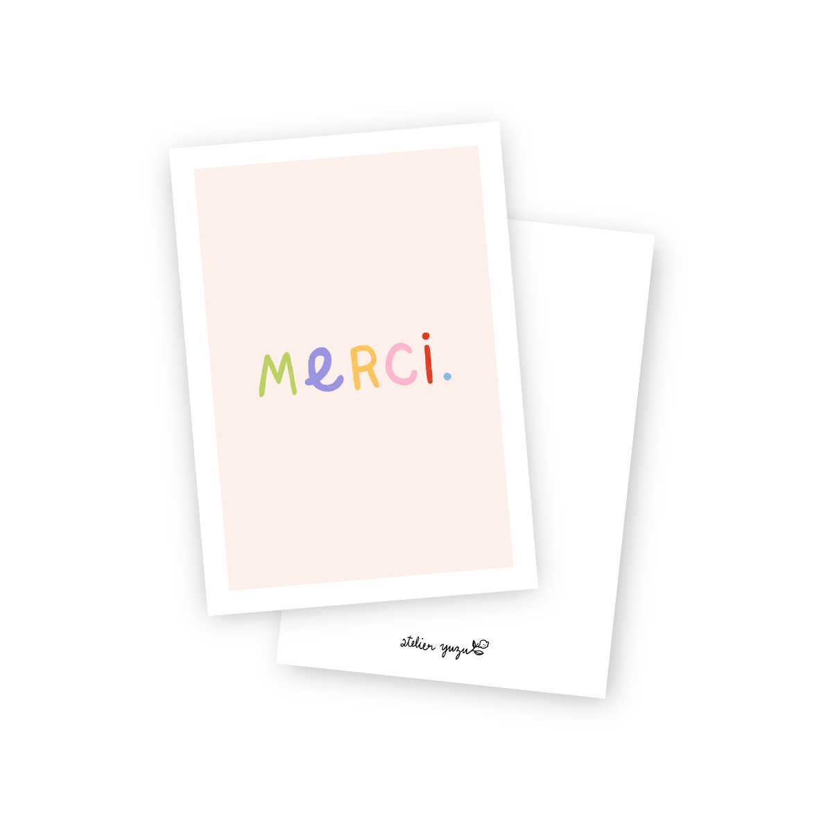 Merci (A6) * Lot de 10 cartes