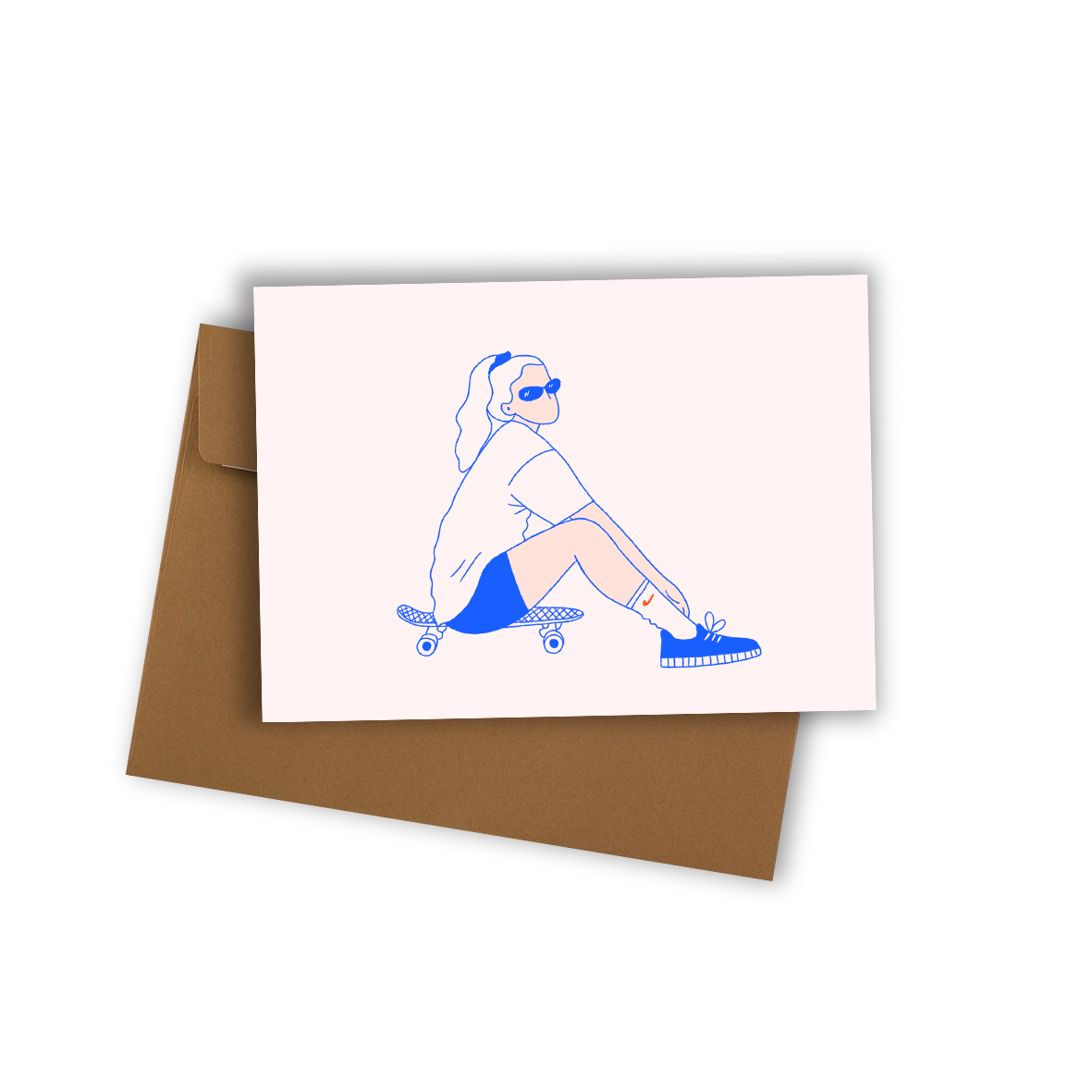 Skate girl (A6) * Lot de 10 cartes